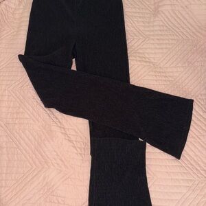 H&M Charcoal Ribbed Trousers